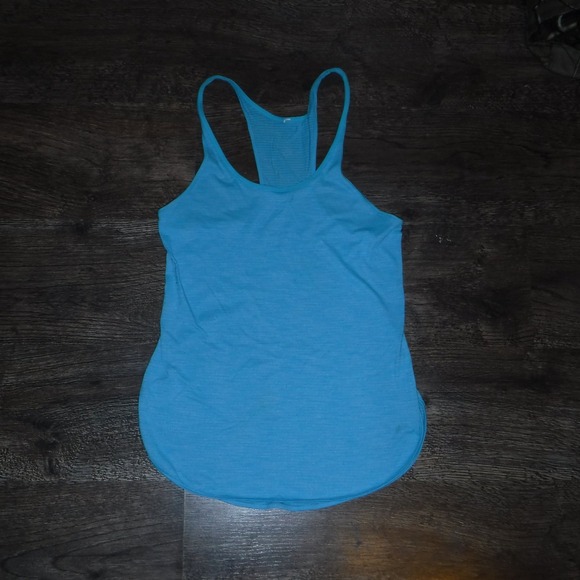 Lululemon Racerback Tank Top Athletic‎ Workout Blue Sleeveless - Picture 1 of 6